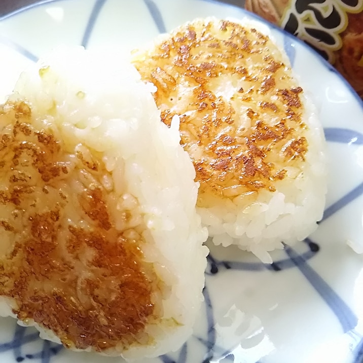 にんにく醤油の焼おにぎり(^^)